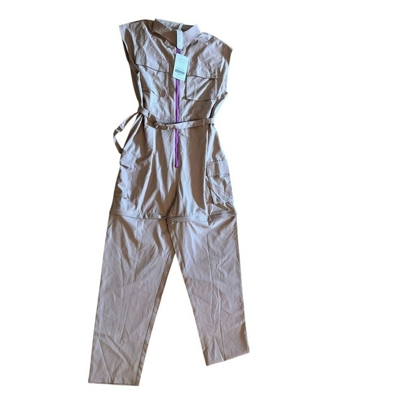 Fabletics Harmony Convertible Jumpsuit Romper Utility Pockets XL - Picture 2 of 4
